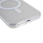 For iPhone 12 Pro Max 6.7 inch Magnetic Phone Case Compatible with MagSafe Hard Acrylic Soft TPU Drop-proof Cover