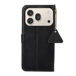 Til Honor 600 Pro 5G Etui RFID-blokerende ægte okselæder telefoncover Litchi-tekstur