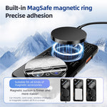ABEEL For Oppo Find X9 Ultra 5G Magnetic Case Aluminum Alloy + PC + TPU Hollow Heat Dissipation Phone Cover