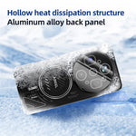 ABEEL For Oppo Find X9 Ultra 5G Magnetic Case Aluminum Alloy + PC + TPU Hollow Heat Dissipation Phone Cover