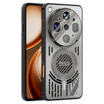 ABEEL For Oppo Find X9 Ultra 5G Magnetic Case Aluminum Alloy + PC + TPU Hollow Heat Dissipation Phone Cover