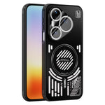 ABEEL Magnetiskt Skal För Huawei Pura 90 Pro Aluminiumlegering + PC + TPU Ihåligt Värmeavledande mobilskal