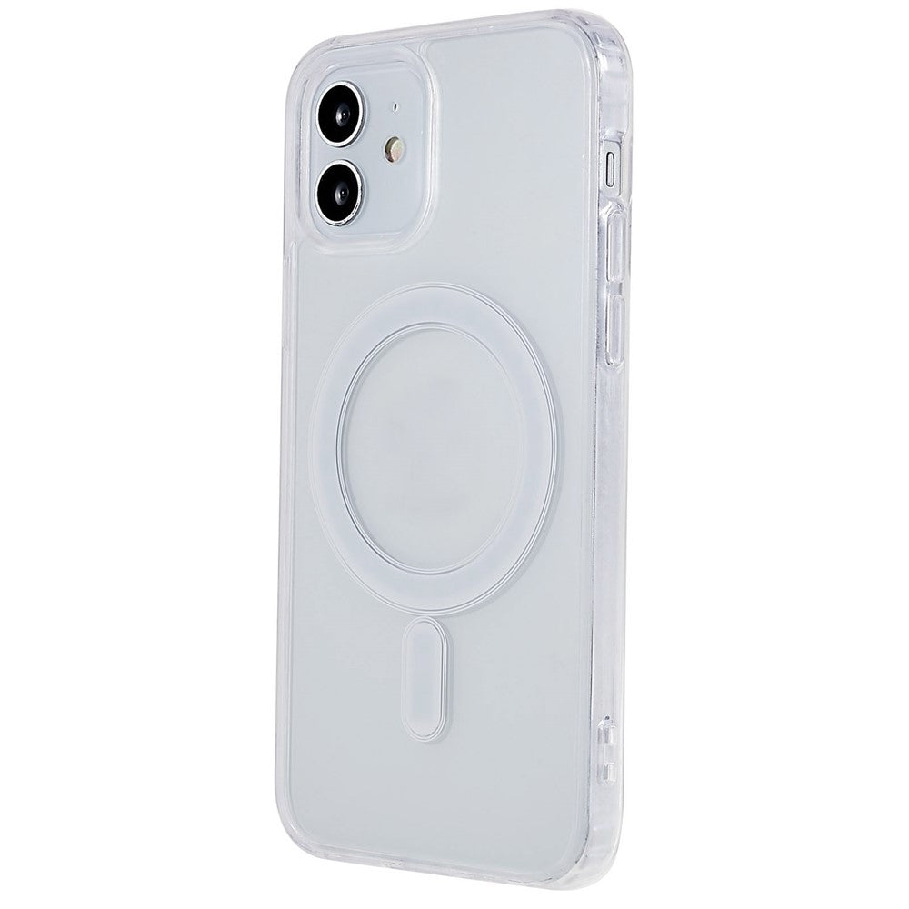 For iPhone 12 / 12 Pro 6.1 inch Hard Acrylic Soft TPU Case Compatible with MagSafe Crystal Clear Cell Phone Cover