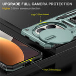 Kickstand Case For Xiaomi Redmi Note 15 4G (Global) / Note 15 5G (Global) / Poco M8 5G Slide Lens Lid PC + TPU Drop-Proof Phone Cover