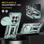 Kickstand Case For Xiaomi Redmi Note 15 4G (Global) / Note 15 5G (Global) / Poco M8 5G Slide Lens Lid PC + TPU Drop-Proof Phone Cover