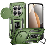 Kickstand Case For Xiaomi Redmi Note 15 4G (Global) / Note 15 5G (Global) / Poco M8 5G Slide Lens Lid PC + TPU Drop-Proof Phone Cover