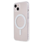 Transparent Case for iPhone 13 mini 5.4 inch, Acrylic Back TPU Frame Shockproof Phone Cover Compatible with MagSafe