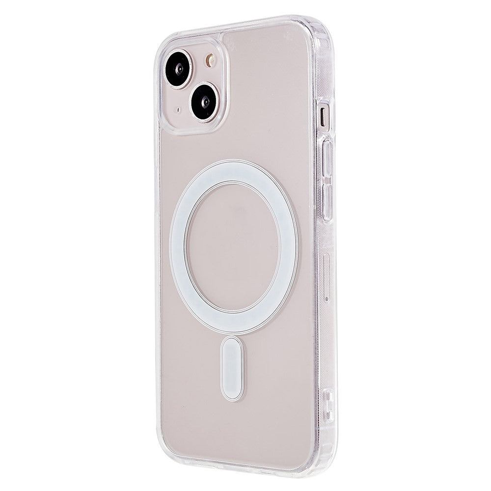 Transparent Case for iPhone 13 mini 5.4 inch, Acrylic Back TPU Frame Shockproof Phone Cover Compatible with MagSafe