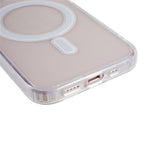 Transparent Case for iPhone 13 mini 5.4 inch, Acrylic Back TPU Frame Shockproof Phone Cover Compatible with MagSafe