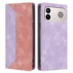 For Xiaomi Redmi K90 Max 5G Leather Case Skin Touch Color Splicing RFID Blocking Wallet Stand Phone Cover