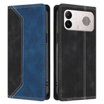 For Xiaomi Redmi K90 Max 5G Leather Case Skin Touch Color Splicing RFID Blocking Wallet Stand Phone Cover