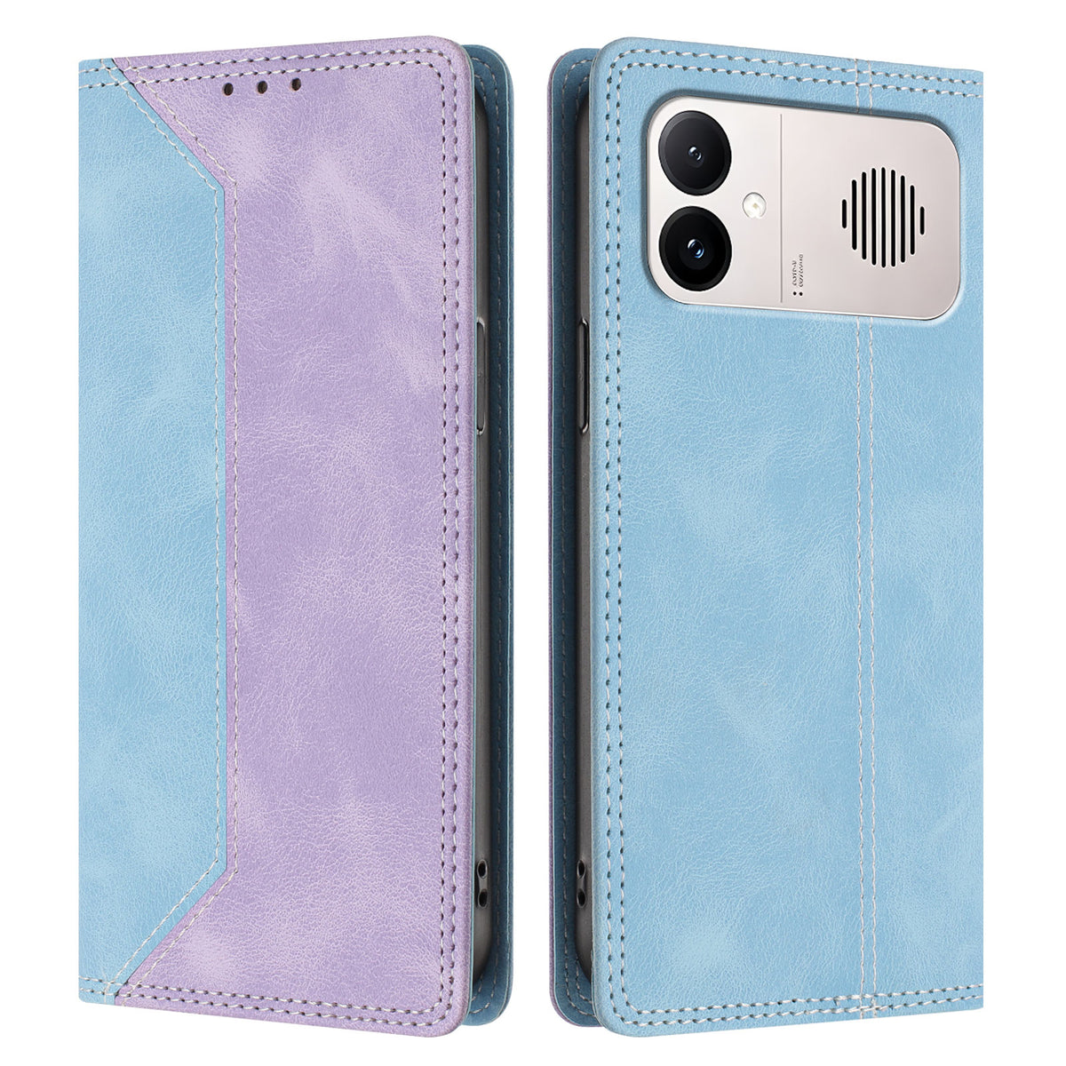 For Xiaomi Redmi K90 Max 5G Leather Case Skin Touch Color Splicing RFID Blocking Wallet Stand Phone Cover