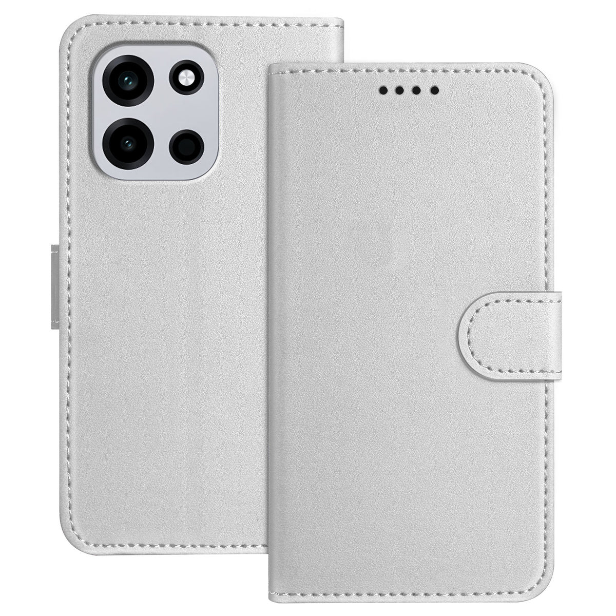 OnePlus Nord CE6 5G / Nord 6 5G / Turbo 6V 5G / Turbo 6 5G Läderfodral Plånboksfodral Enfärgat Fallskyddande mobilskal