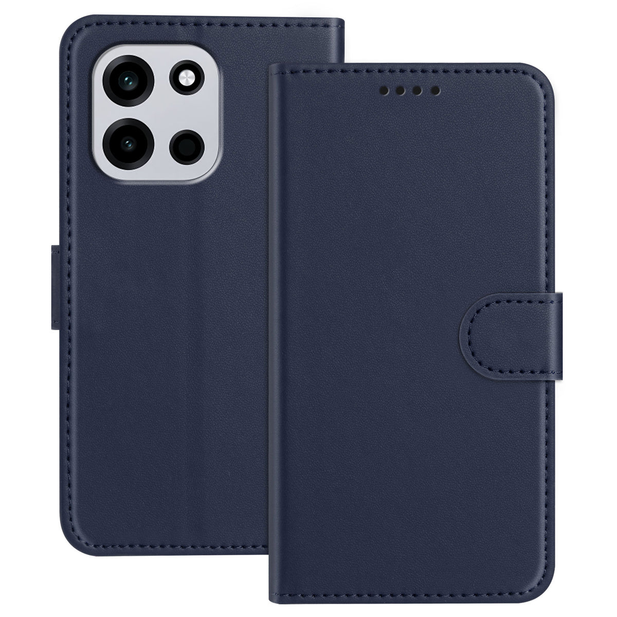 OnePlus Nord CE6 5G / Nord 6 5G / Turbo 6V 5G / Turbo 6 5G Läderfodral Plånboksfodral Enfärgat Fallskyddande mobilskal