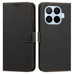 For Xiaomi 17T Pro Leather Case Wallet Stand Solid Color Anti Drop Phone Cover