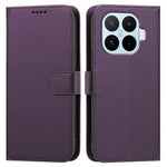 For Xiaomi 17T Pro Leather Case Wallet Stand Solid Color Anti Drop Phone Cover