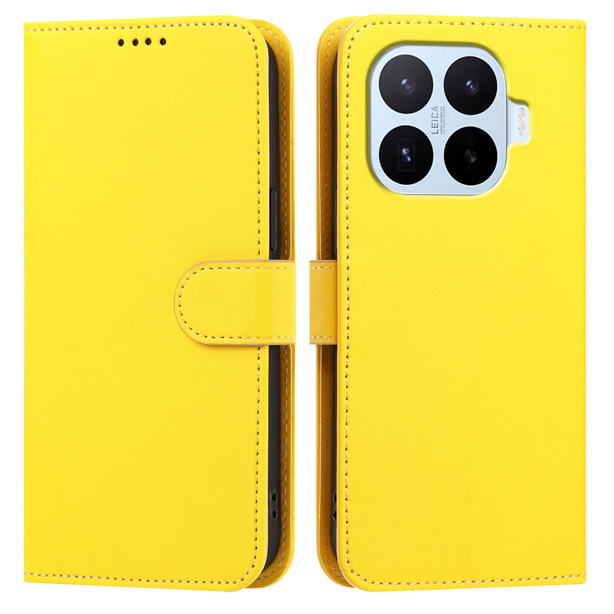 For Xiaomi 17T Pro Leather Case Wallet Stand Solid Color Anti Drop Phone Cover