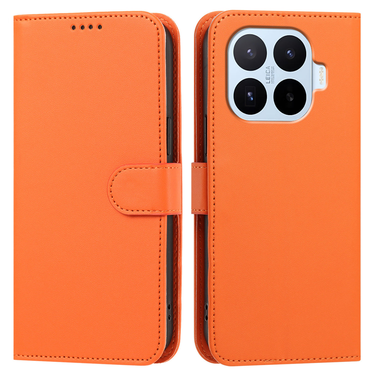 For Xiaomi 17T Pro Leather Case Wallet Stand Solid Color Anti Drop Phone Cover