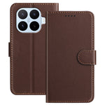 For Xiaomi 17T Leather Case Wallet Stand Solid Color Anti Drop Phone Cover