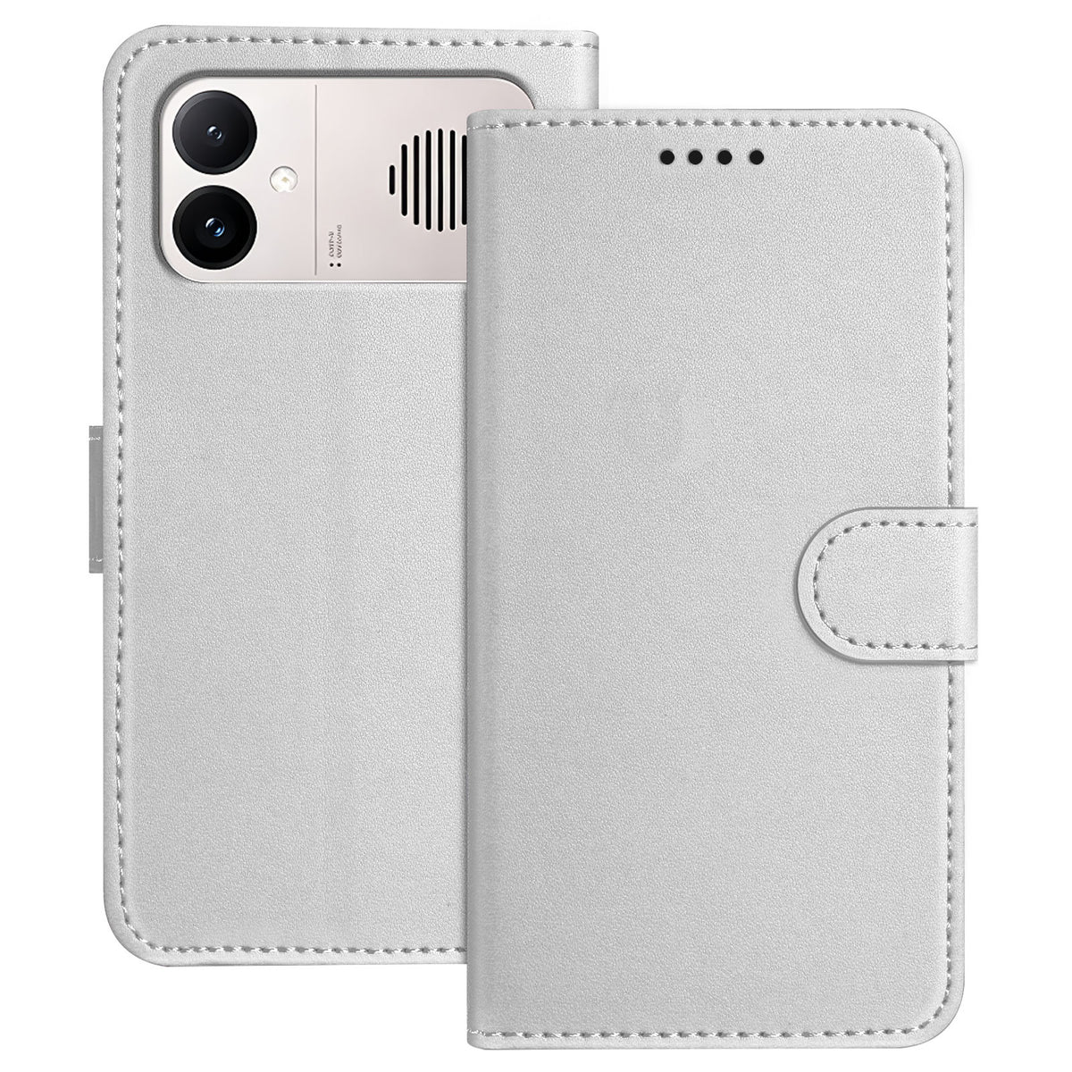 For Xiaomi Redmi K90 Max 5G Leather Case Wallet Stand Solid Color Anti Drop Phone Cover