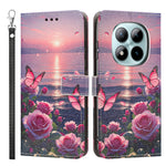 For Xiaomi Redmi Note 15 Pro 5G (Global) Case Pattern Printing PU Leather Flip Wallet Phone Cover with Wrist Strap