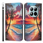 For Xiaomi Redmi Note 15 Pro 5G (Global) Case Pattern Printing PU Leather Flip Wallet Phone Cover with Wrist Strap
