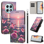 For Xiaomi Poco M8 5G / Xiaomi Redmi Note 15 4G (Global) / Xiaomi Redmi Note 15 5G (Global) Case Pattern Printing PU Leather Flip Wallet Phone Cover with Wrist Strap