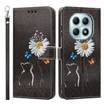For Xiaomi Poco M8 5G / Xiaomi Redmi Note 15 4G (Global) / Xiaomi Redmi Note 15 5G (Global) Case Pattern Printing PU Leather Flip Wallet Phone Cover with Wrist Strap