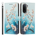 Etui til Xiaomi Redmi A7 Pro 5G / Xiaomi Poco C85x 5G / Xiaomi Redmi A7 Pro 4G (171.56mm), mønstertrykt PU-læder, flip-tegnebogsmobilcover med håndledsrem