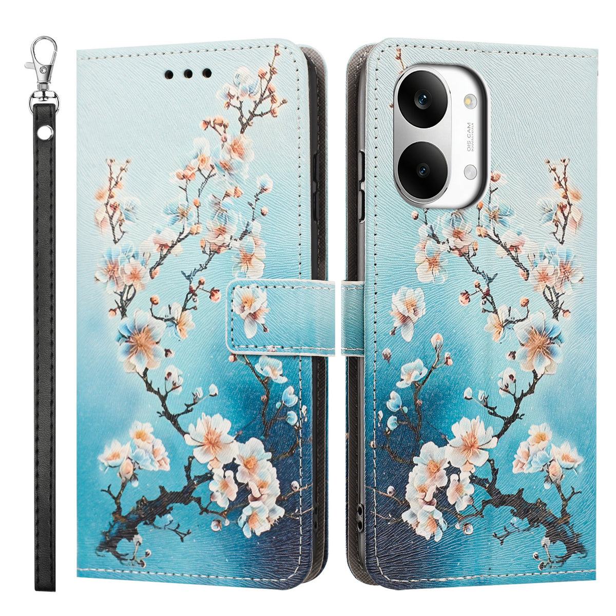 For Xiaomi Poco X8 Pro Max 5G / Xiaomi Redmi Turbo 5 Max 5G Case Pattern Printing PU Leather Flip Wallet Phone Cover with Wrist Strap