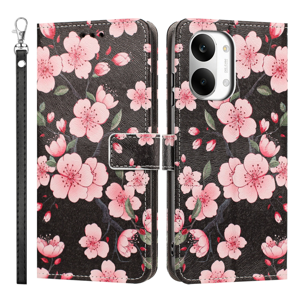For Xiaomi Poco X8 Pro Max 5G / Xiaomi Redmi Turbo 5 Max 5G Case Pattern Printing PU Leather Flip Wallet Phone Cover with Wrist Strap