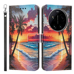 For Xiaomi 17 Ultra 5G Case Pattern Printing PU Leather Flip Wallet Phone Cover with Wrist Strap