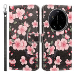 For Xiaomi 17 Ultra 5G Case Pattern Printing PU Leather Flip Wallet Phone Cover with Wrist Strap