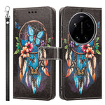 For Xiaomi 17 Ultra 5G Case Pattern Printing PU Leather Flip Wallet Phone Cover with Wrist Strap