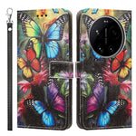 For Xiaomi 17 Ultra 5G Case Pattern Printing PU Leather Flip Wallet Phone Cover with Wrist Strap