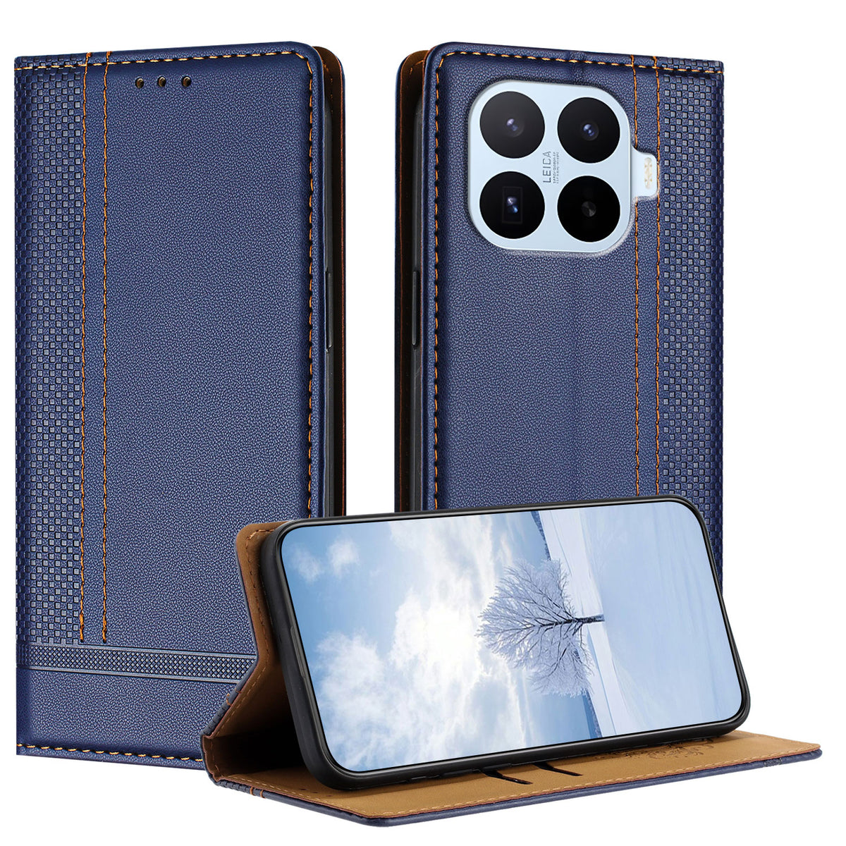 For Xiaomi 17T Pro Case L-Shaped Grid Pattern Leather Stand Phone Cover with Card Slots