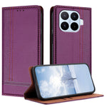 For Xiaomi 17T Pro Case L-Shaped Grid Pattern Leather Stand Phone Cover with Card Slots