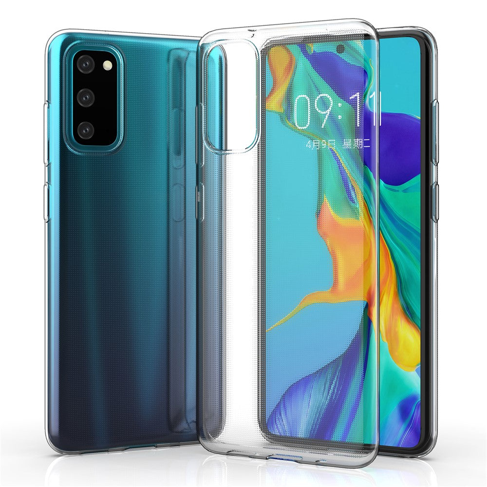 For Samsung Galaxy S20 4G / 5G 1.5mm Thicken HD Clear Phone Cover Shockproof TPU Back Case