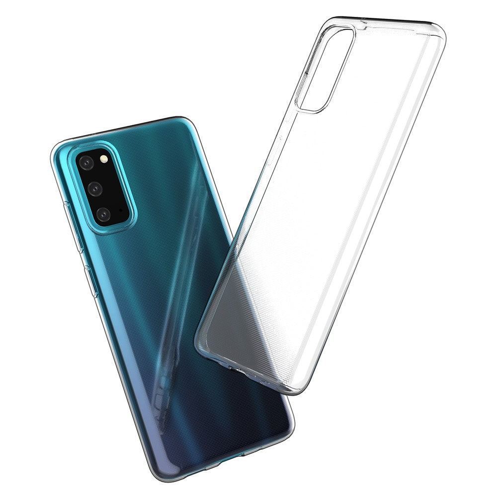 For Samsung Galaxy S20 4G / 5G 1.5mm Thicken HD Clear Phone Cover Shockproof TPU Back Case