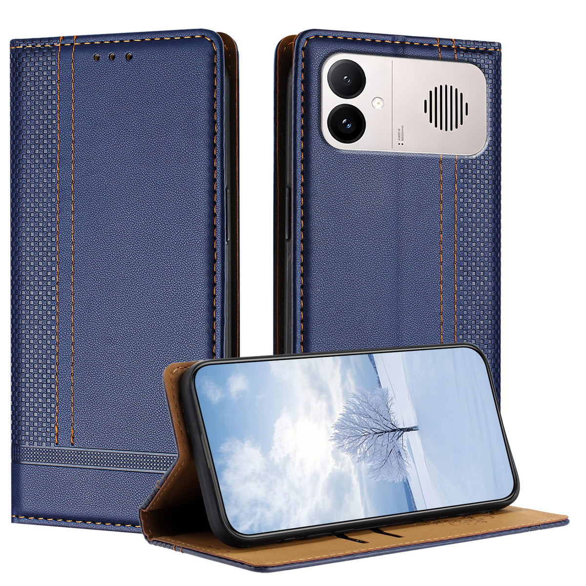 For Xiaomi Redmi K90 Max 5G Case L-Shaped Grid Pattern Leather Stand Phone Cover with Card Slots
