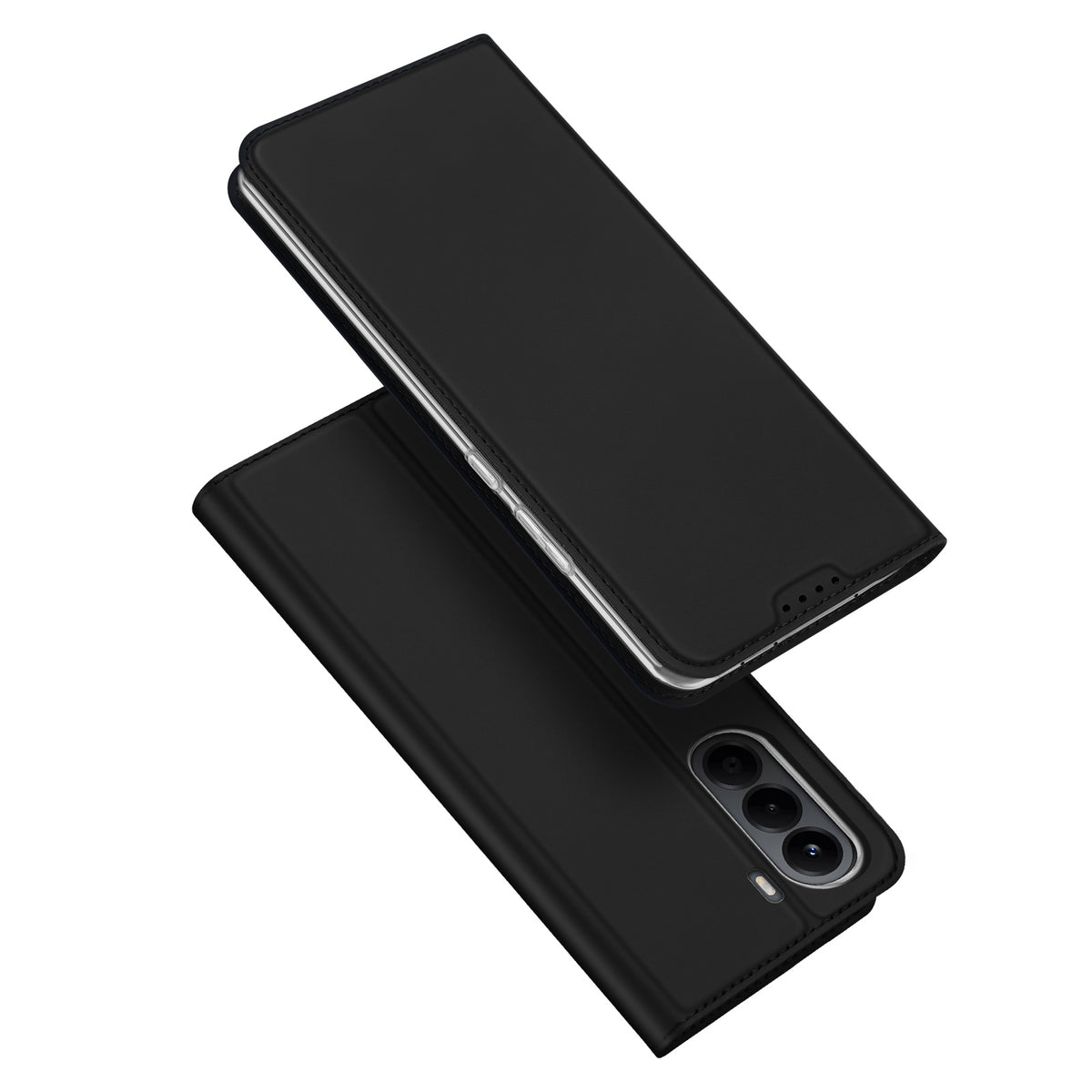 DUX DUCIS cover til OnePlus Nord CE6 Lite 5G / Realme P4x 5G, Skin Pro-serien, læder, stativbeskyttelse og kortholder