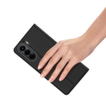 DUX DUCIS cover til OnePlus Nord CE6 Lite 5G / Realme P4x 5G, Skin Pro-serien, læder, stativbeskyttelse og kortholder
