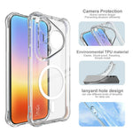 IMAK för Huawei Pura 90s Pro Max 5G / Pura 90 Pro Max Magnetiskt Skal Airbag Stötsäkert Skydd TPU mobilskal
