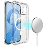 IMAK för Xiaomi Redmi K90 Pro Max 5G / Poco F8 Ultra Magnetiskt Skal Airbag Stötsäkert Skydd TPU mobilskal