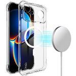 IMAK til Xiaomi Redmi K90 Max 5G / K90 Ultra 5G magnetisk etui med airbags, stødsikker beskyttelse og TPU-mobilcover