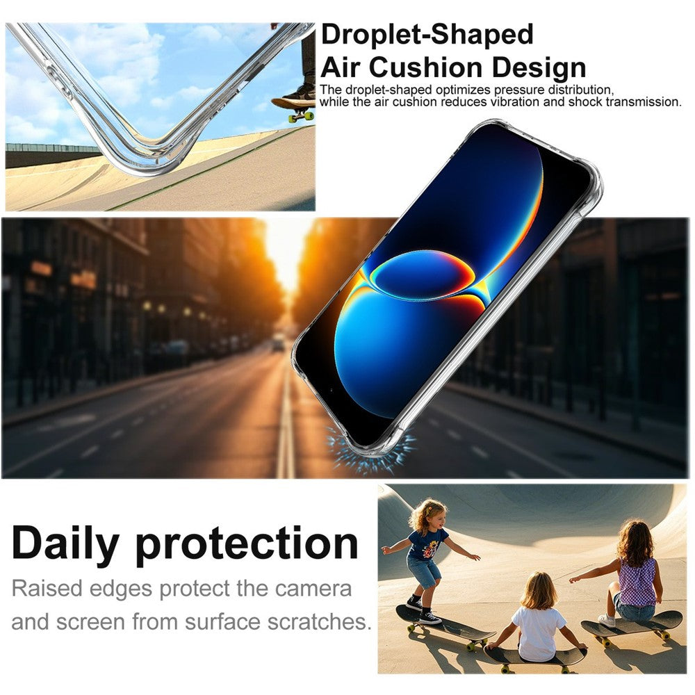 IMAK til Xiaomi Redmi K90 Max 5G / K90 Ultra 5G magnetisk etui med airbags, stødsikker beskyttelse og TPU-mobilcover
