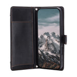 Wallet Case for iPhone SE (2022) / SE (2020) / iPhone 8 / 7 Litchi Texture Zipper Pocket Stand Leather Flip Phone Cover with Wrist Strap