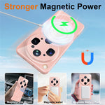 For Oppo Find X9 Ultra 5G Magnetic Case Glitter TPU Shockproof Phone Cover with Lanyard