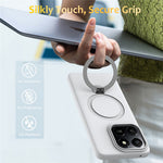 For Honor 400 Smart 4G  /  400 Smart 5G  /  X7d 4G  /  X7d 5G Magnetic Case Rotating Ring Kickstand TPU + PC Back Cover