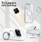 For Honor 400 Smart 4G  /  400 Smart 5G  /  X7d 4G  /  X7d 5G Magnetic Case Rotating Ring Kickstand TPU + PC Back Cover